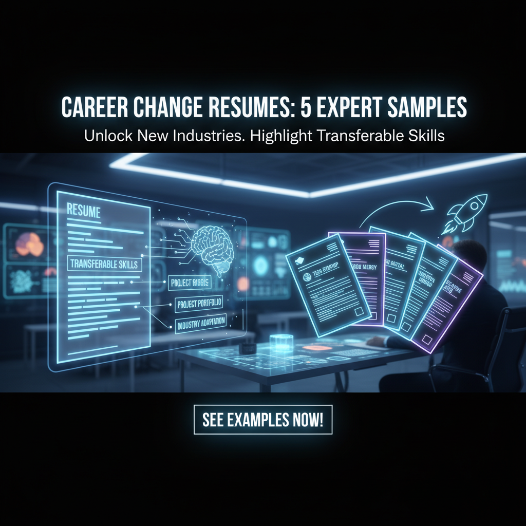 5 Career Change Resume Samples That Get You Hired in 2025