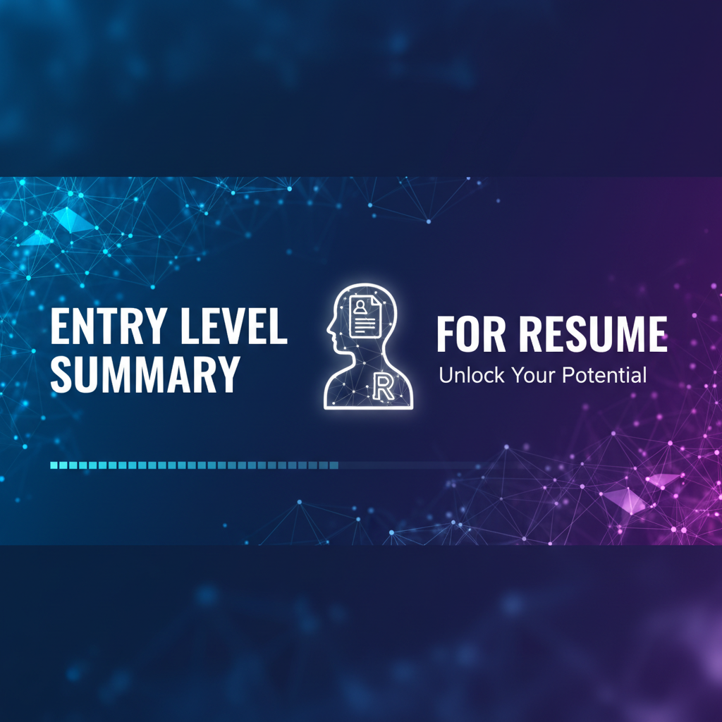 Cover Image for 7 Proven Ways to Write an Entry Level Summary for Resume (With Examples)
