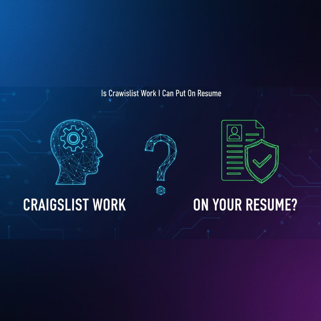 Cover Image for Is Craigslist Work I Can Put On Resume? The Ultimate Guide for 2026
