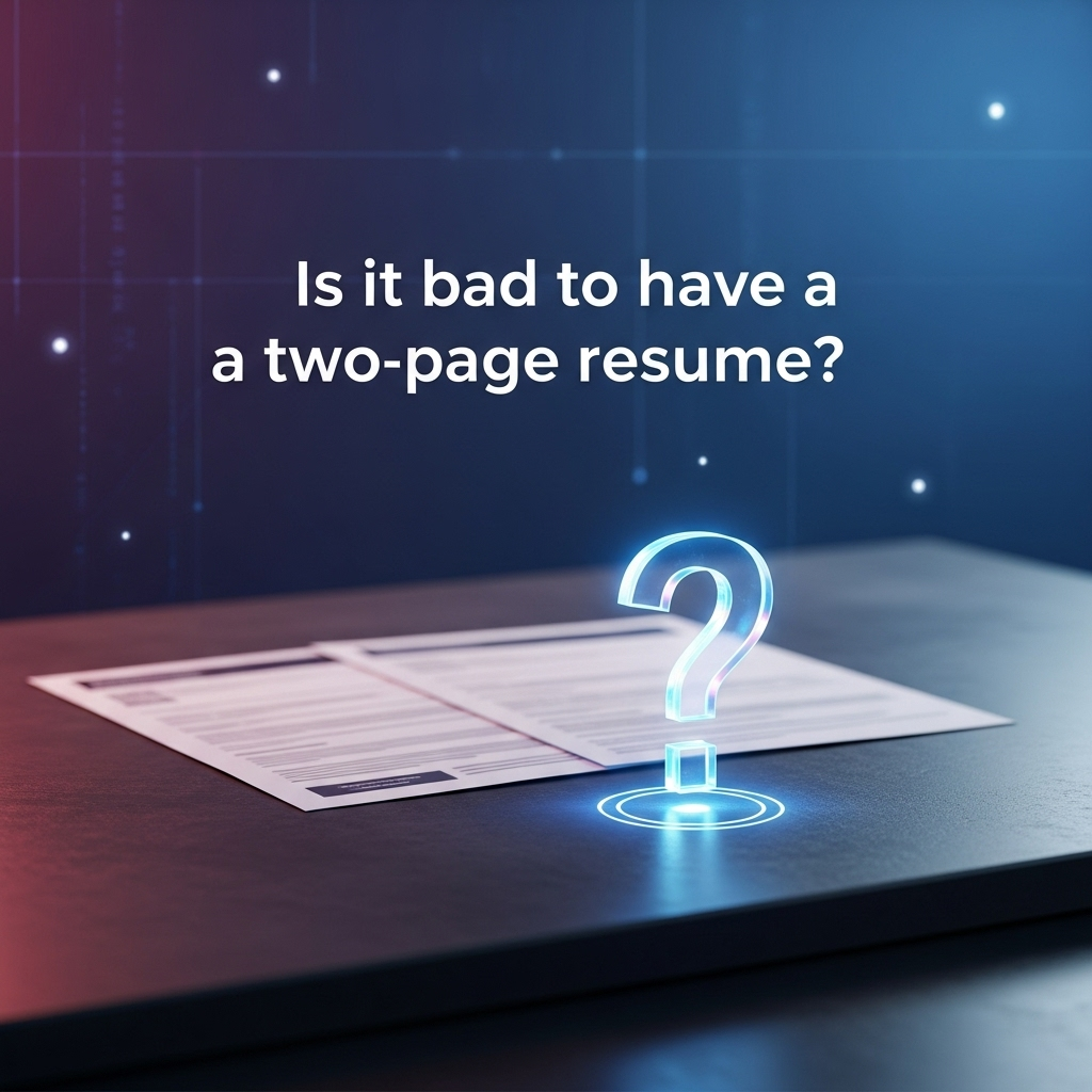 Cover Image for Is It Bad to Have a Two Page Resume? The Complete 2025 Guide