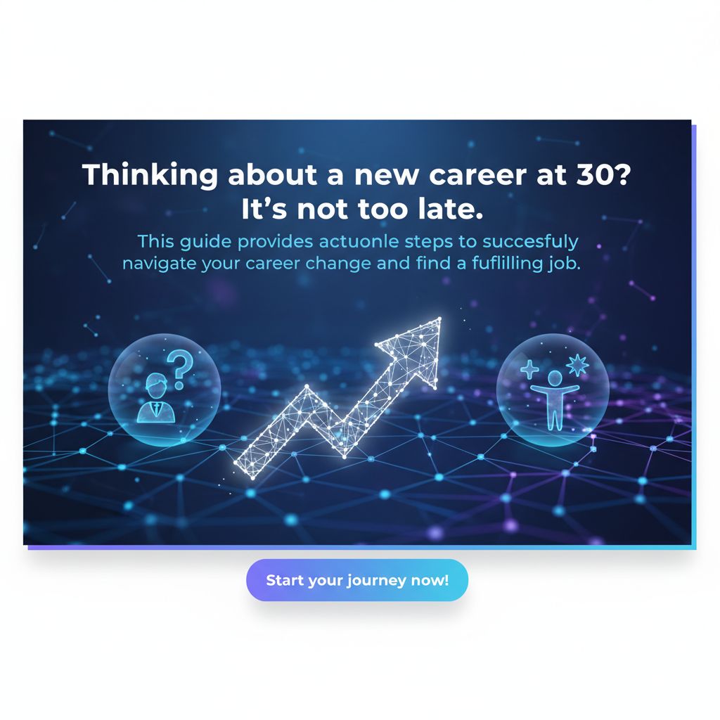 Cover Image for Starting a New Career at 30: A 7-Step Practical Guide for 2025